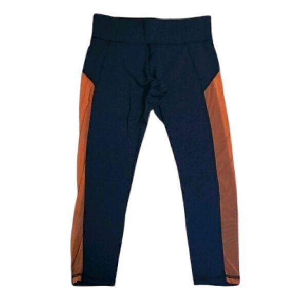 MICHI STARDUST BLACK CROPPED LEGGINGS - Picture 1 of 8